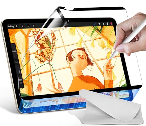 manlian Magnetischer Papier Schutzfolie für iPad Air 6, iPad Air 11 Zoll (M2; M3), 2024/2025, wie auf Papier Schreiben/Zeichnen, Abnehmbar und wiederverwendbar, Papier Displayschutz. von manlian