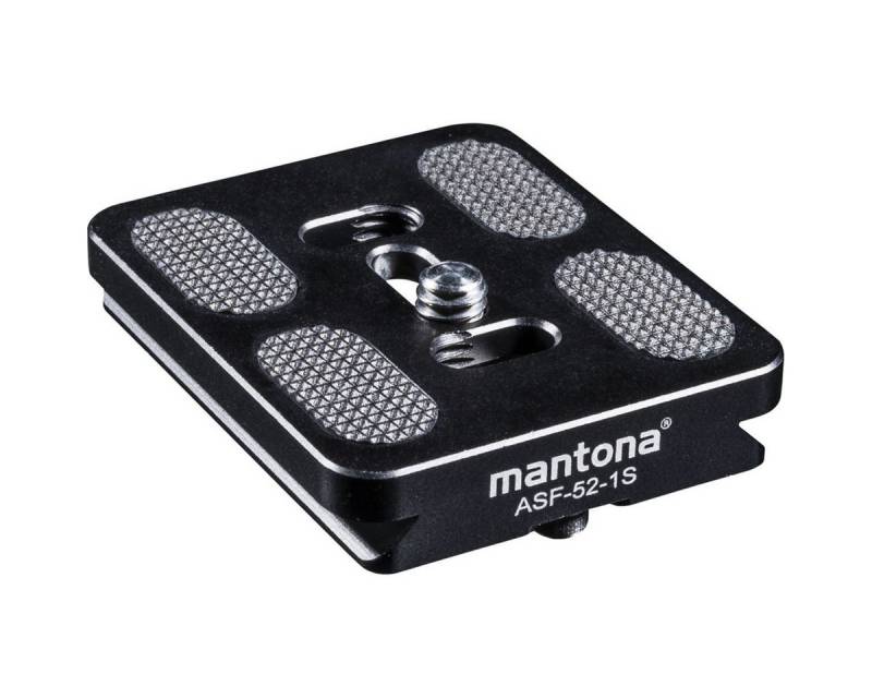 mantona Fortress ASF-52-1S Schnellwechselplatte Camcorderstativ von mantona