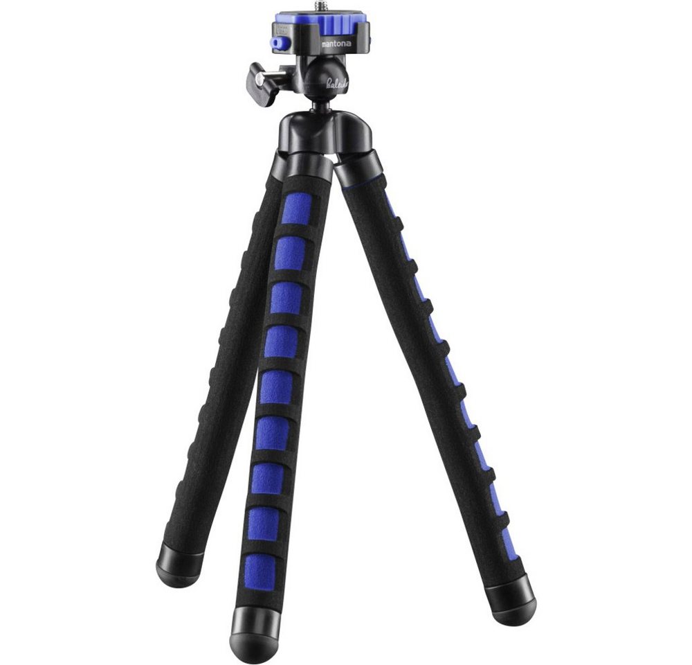 mantona Mantona Flex Spezialstativ 1/4 Zoll Arbeitshöhe=10 - 27 cm Blau Für Sm Dreibeinstativ mantona Mantona Flex Spezialstativ 1/4 Zoll Arbeitshöhe=10 - 27 cm Blau Für Sm Dreibeinstativ von mantona