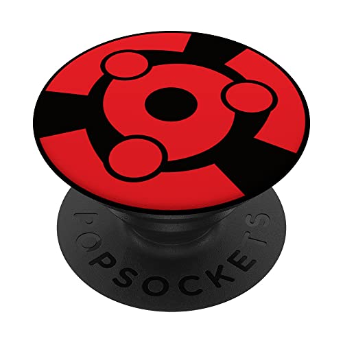 Anime Style Japanisch Manga Comic Style Muster Schwarz Rot PopSockets mit austauschbarem PopGrip Anime Style Japanisch Manga Comic Style Muster Schwarz Rot PopSockets mit austauschbarem PopGrip von marabonsDesignsForAnimeFans