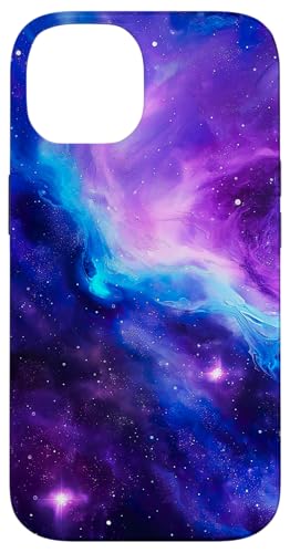 Hülle für iPhone 14 Galaxy Nebula Weltraum Universum Sterne Galaxie Lila Blau Hülle für iPhone 14 Galaxy Nebula Weltraum Universum Sterne Galaxie Lila Blau von marabonsDesignsForGalaxyFans