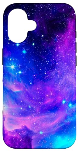 Hülle für iPhone 16 Galaxy Nebula Weltraum Universum Sterne Galaxie Lila Blau Hülle für iPhone 16 Galaxy Nebula Weltraum Universum Sterne Galaxie Lila Blau von marabonsDesignsForGalaxyFans