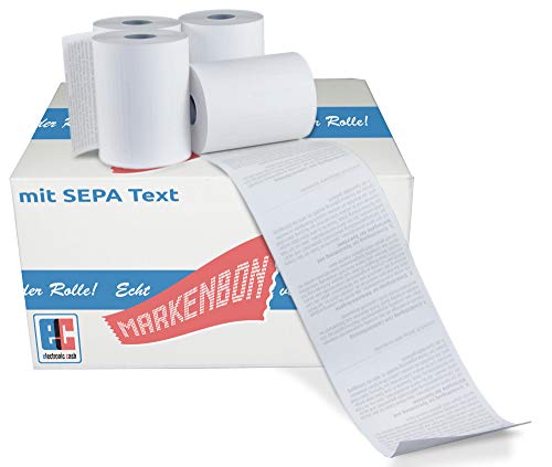 EC Cash Thermorollen (BPA-Frei) passend für Ingenico Desk/5000 [13m] (50 Rollen) - markenbon von markenbon