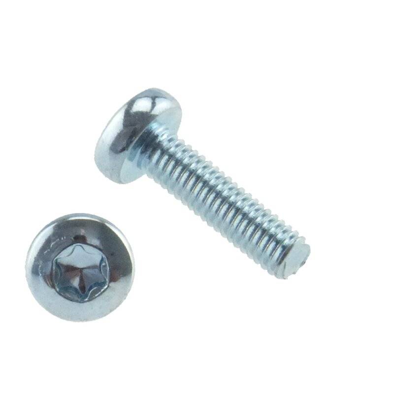 Flachkopfschrauben mit Innensechsrund ISO 14583 Güte 4.8 Stahl galv. verz. M 5 x 25 - 1000 Stück von Nineka Handels GmbH
