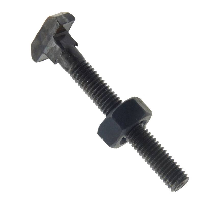 Hammerschraube mit Vierkant DIN 186 Mu 4.6 Stahl blank Form B M 20 x 120 - 10 Stück von Nineka Handels GmbH