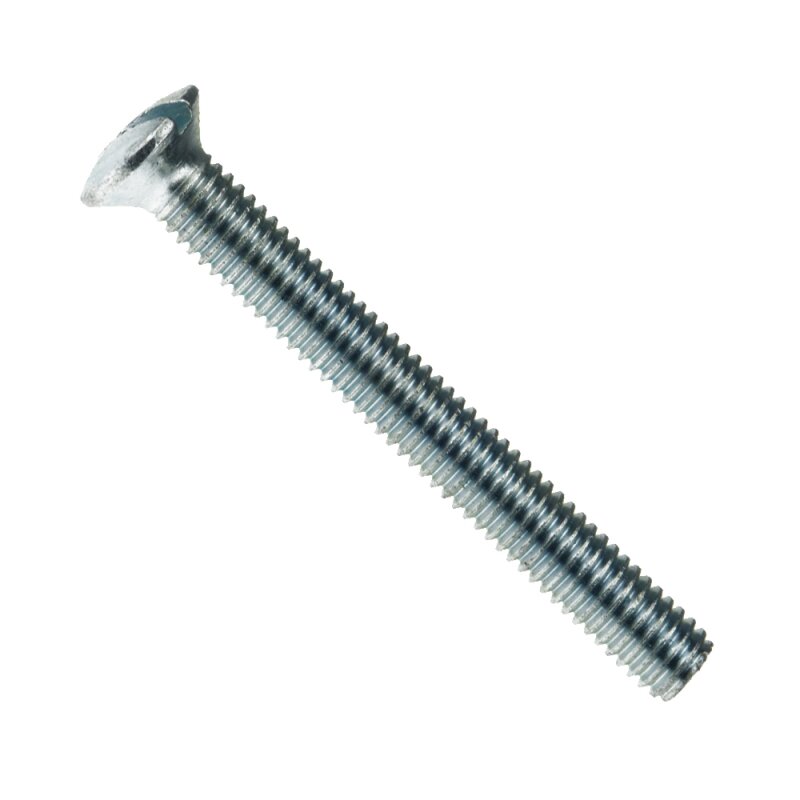 Linsensenkschraube mit Schlitz DIN 964 4.8 Stahl galv. verzinkt M 6 x 70 - 100 Stück von Nineka Handels GmbH