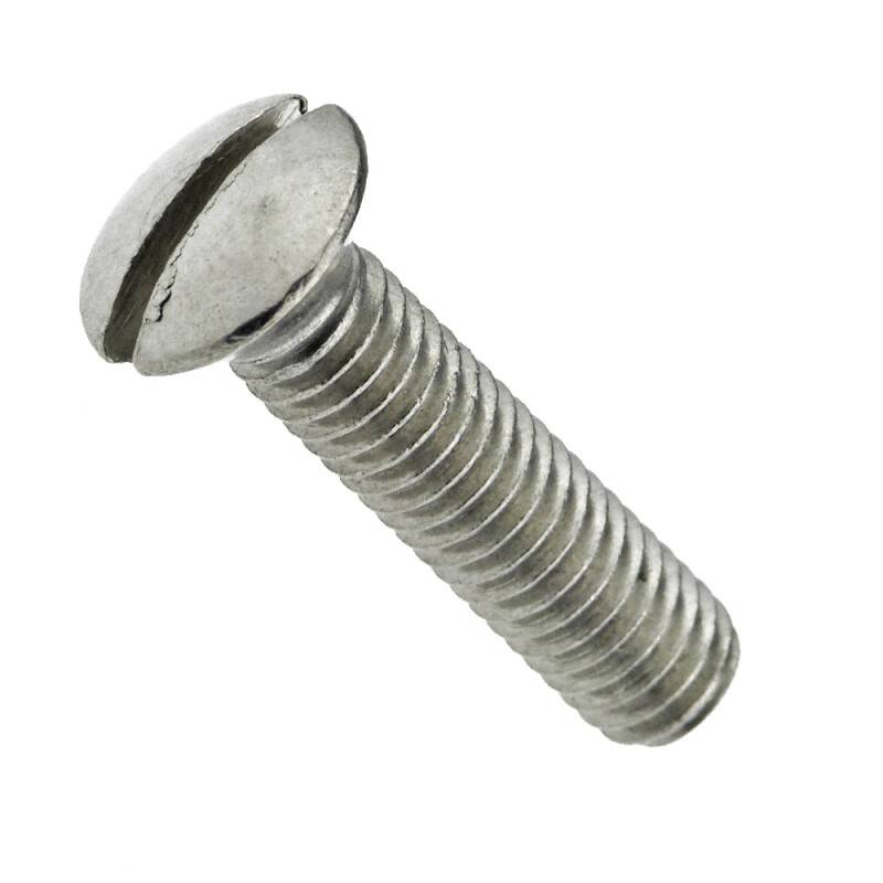Linsensenkschraube mit Schlitz DIN 964 Edelstahl A2 M 6 x 40 - 100 Stück von Nineka Handels GmbH