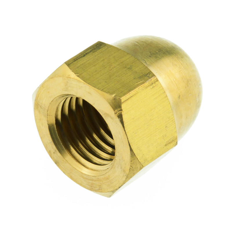 Sechskant-Hutmutter DIN 1587 Messing blank hohe Form M 8 - 100 Stück Sechskant-Hutmutter DIN 1587 Messing blank hohe Form M 8 - 100 Stück von Nineka Handels GmbH