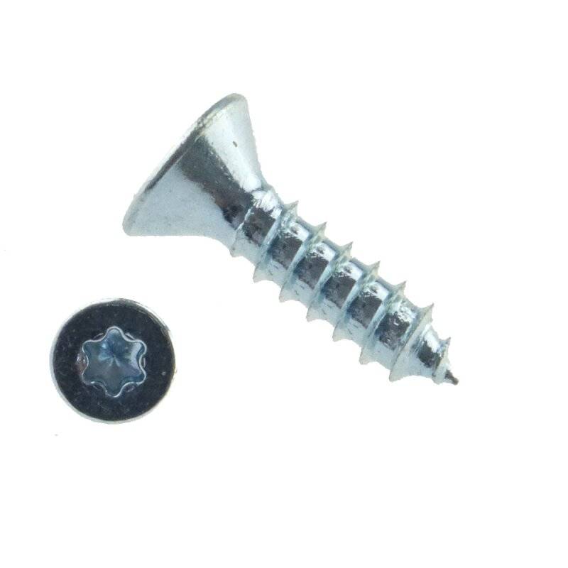 Senk-Blechschraube ähnlich DIN 7982 Stahl gal zn Form C-ISR 4,2 x 38 - 500 Stück von Nineka Handels GmbH