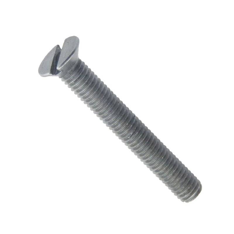 Senkschraube mit Schlitz DIN 963 Stahl blank gedreht M 1,4 x 10 - 100 Stück von Nineka Handels GmbH
