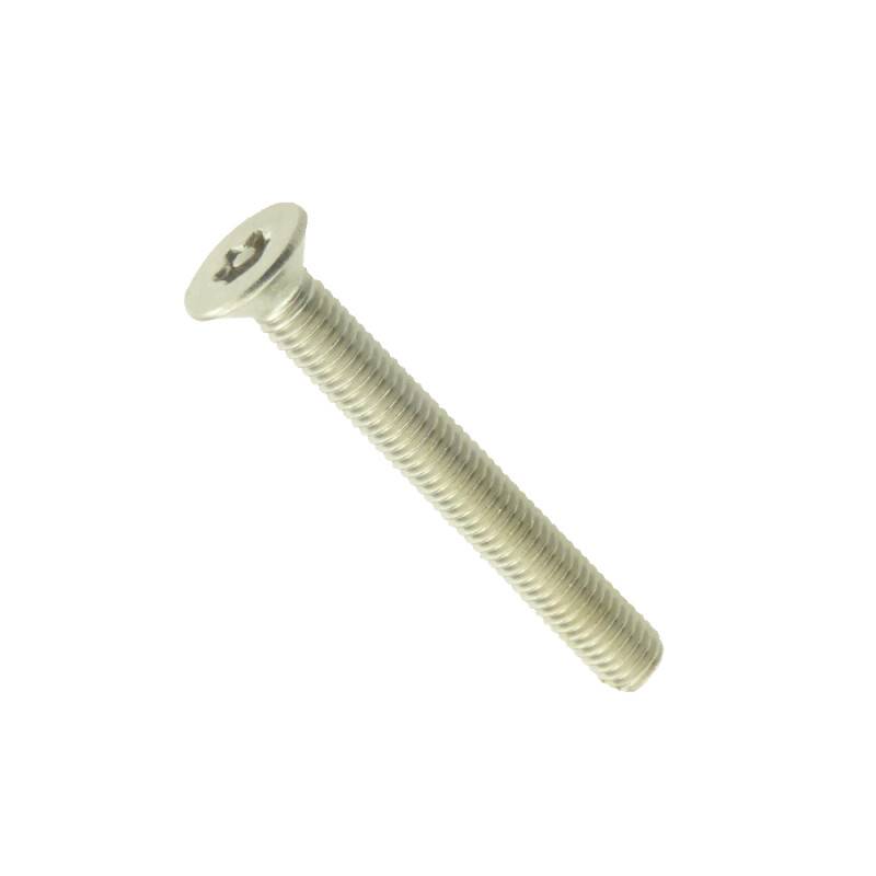 Sicherheits-Schraube mit Senkkopf ähnl. ISO 10642 A2 mit Pin-Tx M 6 x 10 - 100 Stück von Nineka Handels GmbH