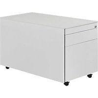 Schubladencontainer mit Rollen, 520x800, 1 Schub, 1 Hängereg., lichtgrau Schubladencontainer mit Rollen, 520x800, 1 Schub, 1 Hängereg., lichtgrau von mauser