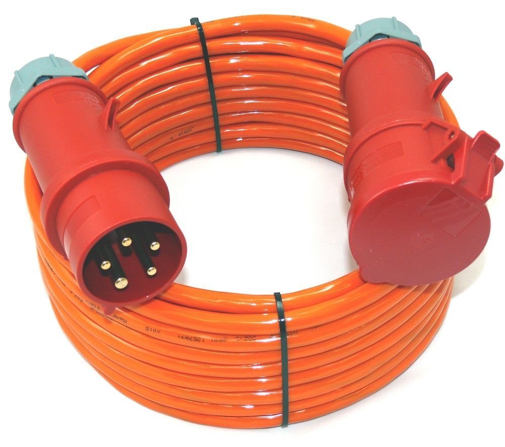 maxgo® CEE PUR Verlängerung H07BQ-F 5G2,5 5x2,5 32A MENNEKES 40m Elektro-Kabel, (4000 cm), 5G2.5/ 40m von maxgo®