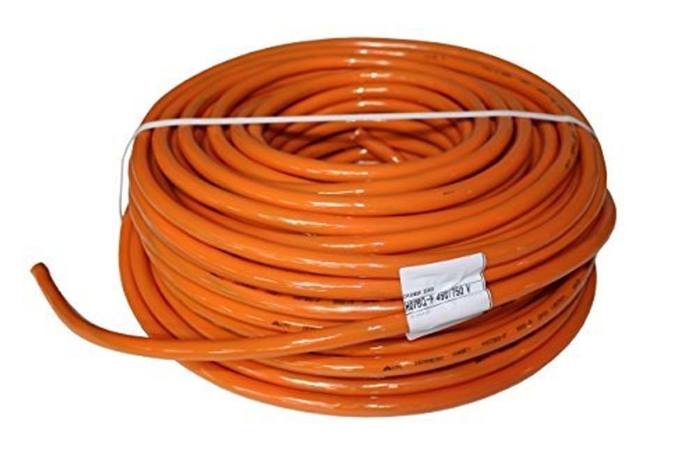 maxgo® PUR-Leitung H07BQ-F Orange 5G16 (5x16 mm) Orange 40m Elektro-Kabel, (4000 cm) von maxgo®