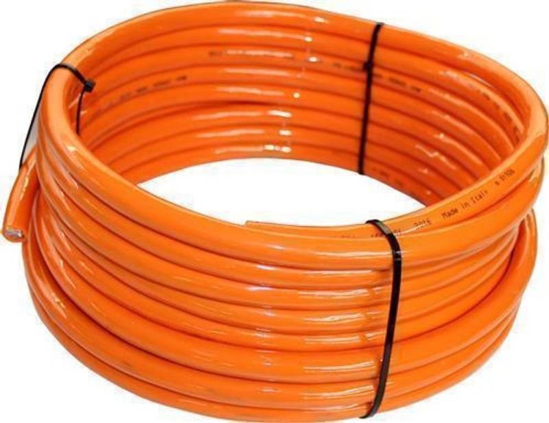 maxgo® PUR-Leitung H07BQ-F Orange 5G4 (5x4 mm) 40m Elektro-Kabel, (4000 cm), 40m von maxgo®