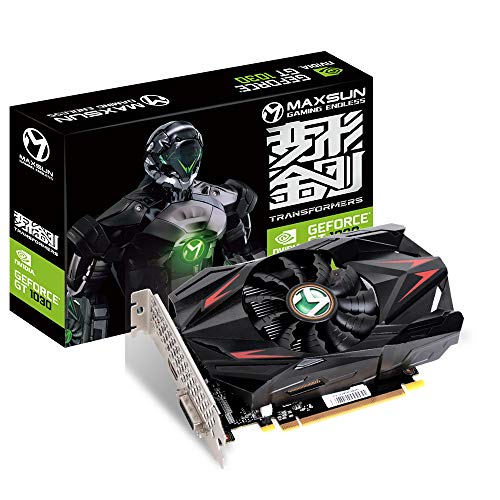 maxsun GEFORCE GT 1030 2GB GDDR5 Grafikkarte GPU Mini ITX Design, HDMI, DVI-D, Single Fan Cooling System maxsun GEFORCE GT 1030 2GB GDDR5 Grafikkarte GPU Mini ITX Design, HDMI, DVI-D, Single Fan Cooling System von maxsun