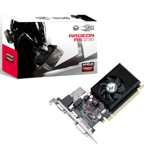 maxsun AMD R5 230 Computer Grafikkarte, 2G GDDR3, HDMI VGA DVI Grafikkarte ITX SFF Low Profile Ready GPU von maxsun