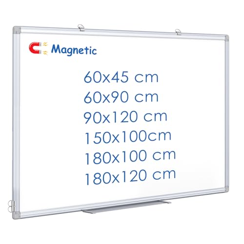 Maxtek Magnettafel Whiteboard 60 x 45cm, Pinnwand Magnetisch mit Aluminiumrahmen, Trocken Abwischbar Magnetwand, Einfach zu Montieren Maxtek Magnettafel Whiteboard 60 x 45cm, Pinnwand Magnetisch mit Aluminiumrahmen, Trocken Abwischbar Magnetwand, Einfach zu Montieren von maxtek