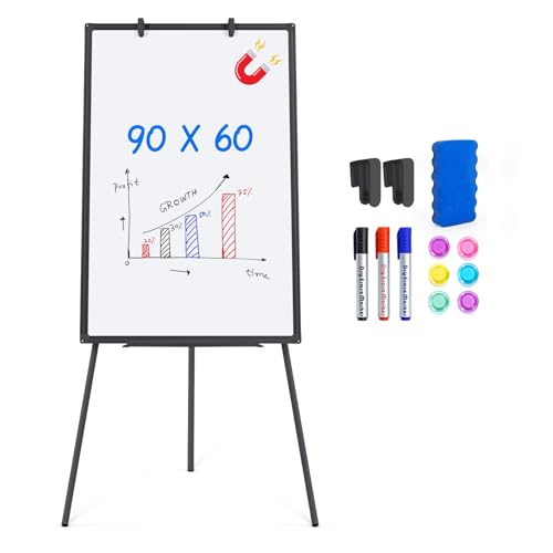 maxtek Staffelei-Whiteboard – Magnetische, tragbare, trocken abwischbare Staffelei, 90 x 60 cm, Stativ, Whiteboard, höhenverstellbar, Flipchart, Staffelei, Ständer, Whiteboard für Büro oder Unterricht maxtek Staffelei-Whiteboard – Magnetische, tragbare, trocken abwischbare Staffelei, 90 x 60 cm, Stativ, Whiteboard, höhenverstellbar, Flipchart, Staffelei, Ständer, Whiteboard für Büro oder Unterricht von maxtek