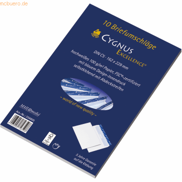 mayer-network Briefumschlag Cygnus Excellence 30002425 10 Stück mayer-network Briefumschlag Cygnus Excellence 30002425 10 Stück von mayer-network