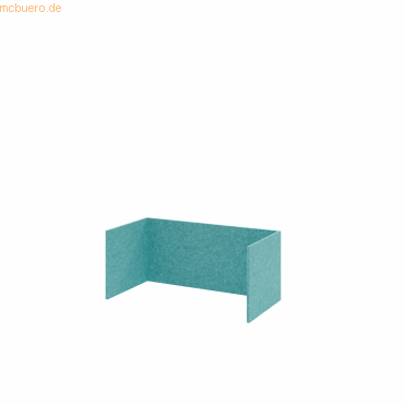 mcbuero.de Filzeinschub FlexWall 80cm 1OH türkis von mcbuero.de