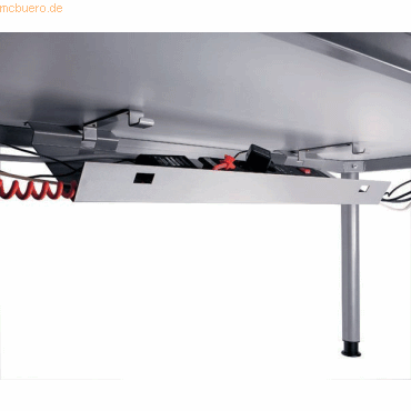 mcbuero.de Kabelwanne abklappbar 90cm Grau mcbuero.de Kabelwanne abklappbar 90cm Grau von mcbuero.de