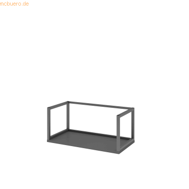 mcbuero.de Metallrahmen FlexWall 80cm 1OH graphit mcbuero.de Metallrahmen FlexWall 80cm 1OH graphit von mcbuero.de
