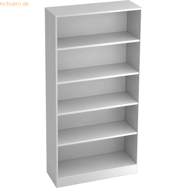 mcbuero.de Regal 3 Ordnerhöhen BxTxH 1000x400x2004mm Weiß mcbuero.de Regal 3 Ordnerhöhen BxTxH 1000x400x2004mm Weiß von mcbuero.de
