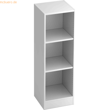 mcbuero.de Regal 3 Ordnerhöhen BxTxH 406x400x1270mm Weiß mcbuero.de Regal 3 Ordnerhöhen BxTxH 406x400x1270mm Weiß von mcbuero.de