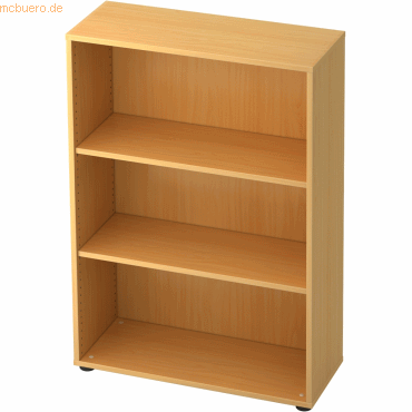 mcbuero.de Regal 3 Ordnerhöhen BxTxH 800x330x1144mm Buche mcbuero.de Regal 3 Ordnerhöhen BxTxH 800x330x1144mm Buche von mcbuero.de
