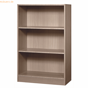mcbuero.de Regal 3 Ordnerhöhen BxTxH 800x400x1270mm Nussbaum mcbuero.de Regal 3 Ordnerhöhen BxTxH 800x400x1270mm Nussbaum von mcbuero.de