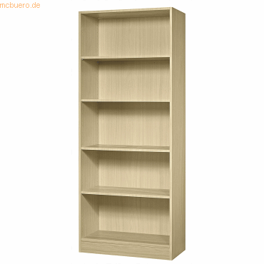 mcbuero.de Regal 5 Ordnerhöhen BxTxH 800x400x2004mm Ahorn mcbuero.de Regal 5 Ordnerhöhen BxTxH 800x400x2004mm Ahorn von mcbuero.de