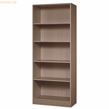 mcbuero.de Regal 5 Ordnerhöhen BxTxH 800x400x2004mm Nussbaum mcbuero.de Regal 5 Ordnerhöhen BxTxH 800x400x2004mm Nussbaum von mcbuero.de