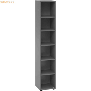 mcbuero.de Regal 6OH 80x40x215,6cm Graphit mcbuero.de Regal 6OH 80x40x215,6cm Graphit von mcbuero.de