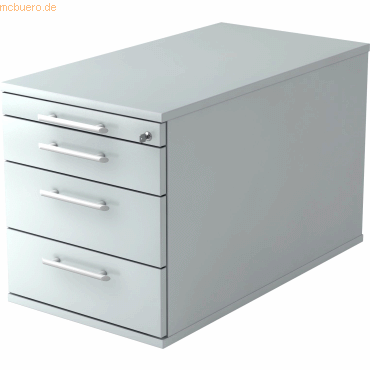 mcbuero.de Rollcontainer 80cm 3 Schub Schloss Relinggriff Grau mcbuero.de Rollcontainer 80cm 3 Schub Schloss Relinggriff Grau von mcbuero.de