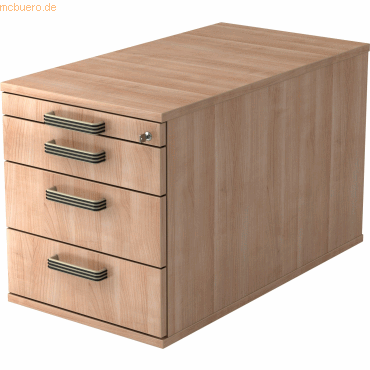mcbuero.de Rollcontainer 80cm 3 Schub Schloss Streifengriff Nussbaum mcbuero.de Rollcontainer 80cm 3 Schub Schloss Streifengriff Nussbaum von mcbuero.de