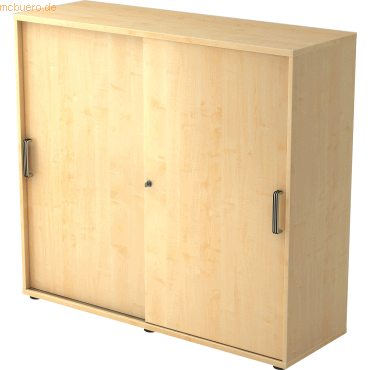 mcbuero.de Schiebetürenschrank Serie 9 3OH BxTxH 120x40x110cm Griff SG von mcbuero.de