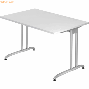 mcbuero.de Schreibtisch 120x80cm Weiß mcbuero.de Schreibtisch 120x80cm Weiß von mcbuero.de