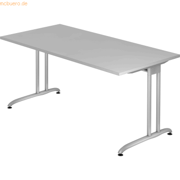 mcbuero.de Schreibtisch 1600x800mm Grau mcbuero.de Schreibtisch 1600x800mm Grau von mcbuero.de