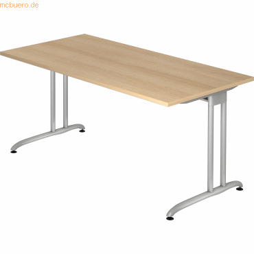 mcbuero.de Schreibtisch 160x80cm Eiche mcbuero.de Schreibtisch 160x80cm Eiche von mcbuero.de