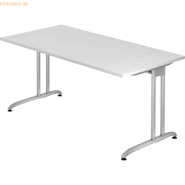 mcbuero.de Schreibtisch 160x80cm Weiß mcbuero.de Schreibtisch 160x80cm Weiß von mcbuero.de