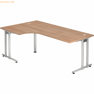 mcbuero.de Schreibtisch 2000x1200mm Nussbaum mcbuero.de Schreibtisch 2000x1200mm Nussbaum von mcbuero.de