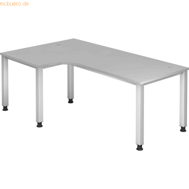 mcbuero.de Schreibtisch 4-Fuß eckig 200x120cm 90 Grad Grau/Silber mcbuero.de Schreibtisch 4-Fuß eckig 200x120cm 90 Grad Grau/Silber von mcbuero.de