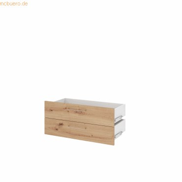 mcbuero.de Schublade FlexWall 80cm 2x0,5OH asteiche mcbuero.de Schublade FlexWall 80cm 2x0,5OH asteiche von mcbuero.de