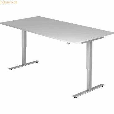 mcbuero.de Sitz-Steh-Schreibtisch elektrisch 200x100cm Grau/Silber mcbuero.de Sitz-Steh-Schreibtisch elektrisch 200x100cm Grau/Silber von mcbuero.de