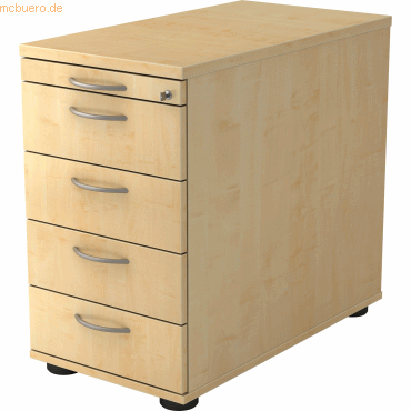 mcbuero.de Standcontainer 80cm 4 Schub Schloss Bogengriff Ahorn mcbuero.de Standcontainer 80cm 4 Schub Schloss Bogengriff Ahorn von mcbuero.de