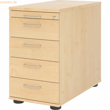 mcbuero.de Standcontainer 80cm 4 Schub Schloss Bügelgriff Ahorn mcbuero.de Standcontainer 80cm 4 Schub Schloss Bügelgriff Ahorn von mcbuero.de