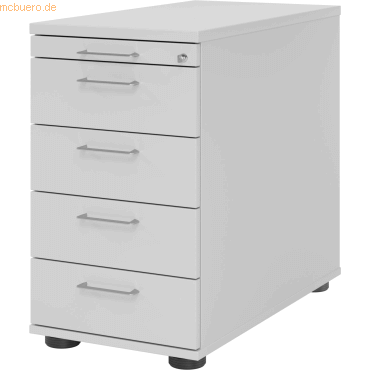 mcbuero.de Standcontainer 80cm 4 Schub Schloss Bügelgriff Grau mcbuero.de Standcontainer 80cm 4 Schub Schloss Bügelgriff Grau von mcbuero.de