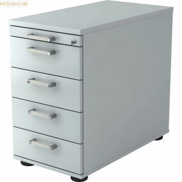 mcbuero.de Standcontainer 80cm 4 Schub Schloss Chromgriff Grau mcbuero.de Standcontainer 80cm 4 Schub Schloss Chromgriff Grau von mcbuero.de