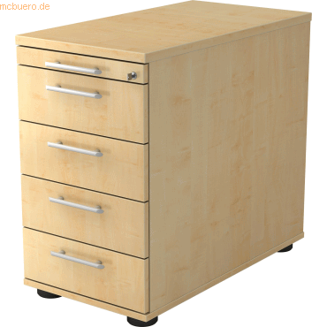 mcbuero.de Standcontainer 80cm 4 Schub Schloss Relinggriff Ahorn mcbuero.de Standcontainer 80cm 4 Schub Schloss Relinggriff Ahorn von mcbuero.de